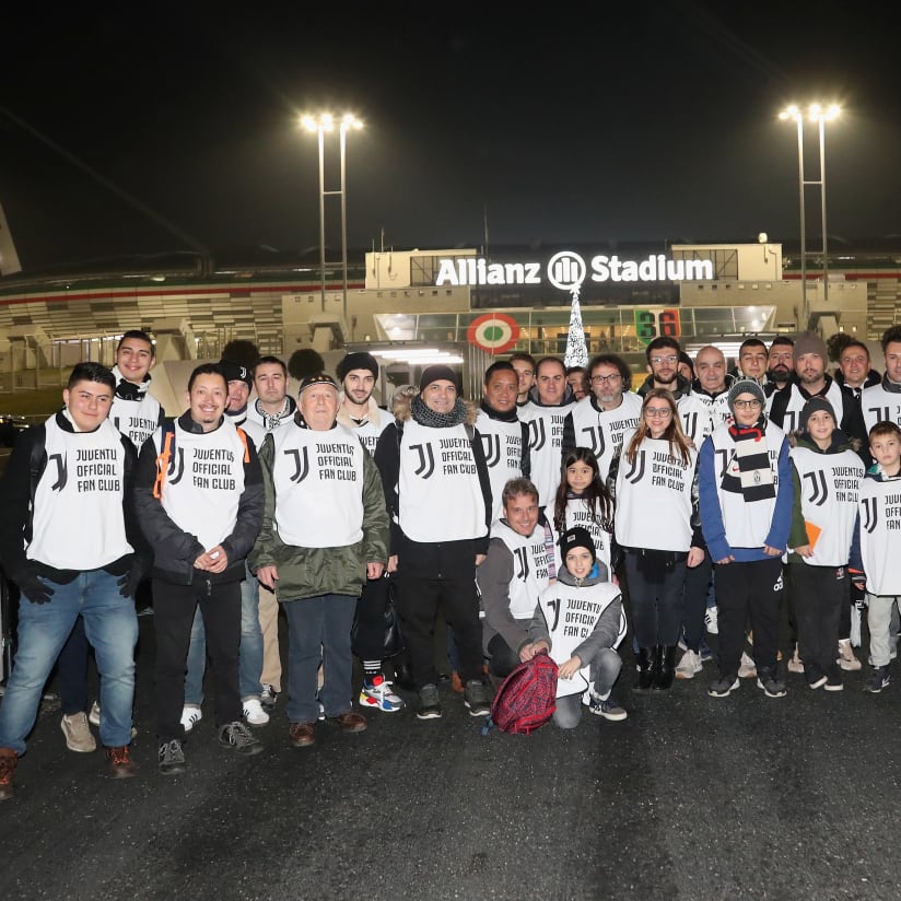 Juventus-Inter, walk about Official Fan Club