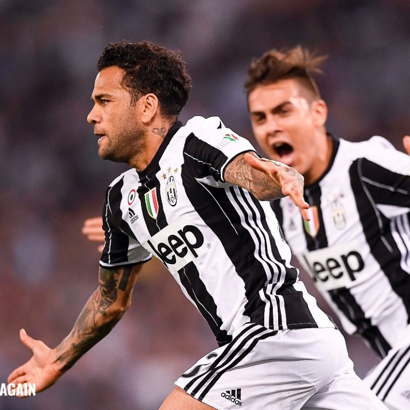 The celebrations from Juventus - Lazio