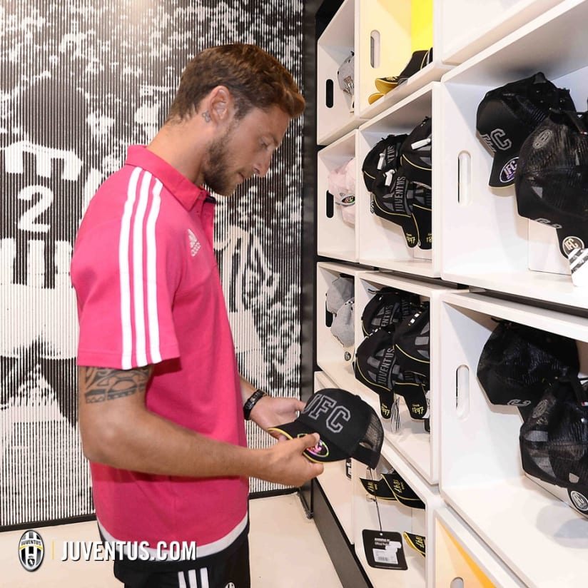 Marchisio incontra i tifosi allo Stadium Megastore