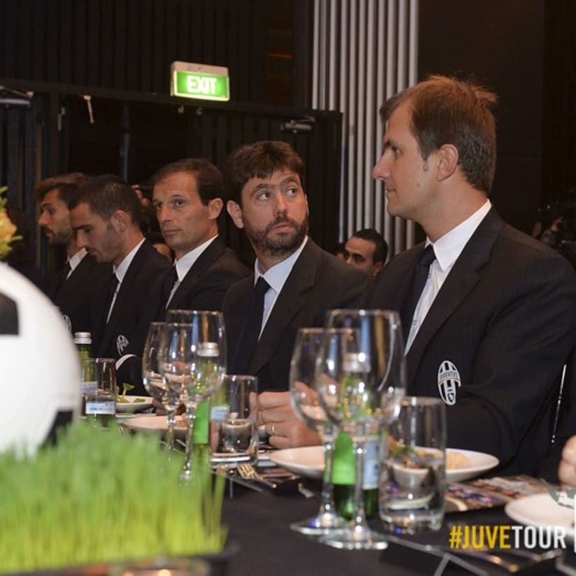 #JuveTour - La cena di gala per presentare #ALvJuve - A League All-Stars v Juventus pre-match gala dinner