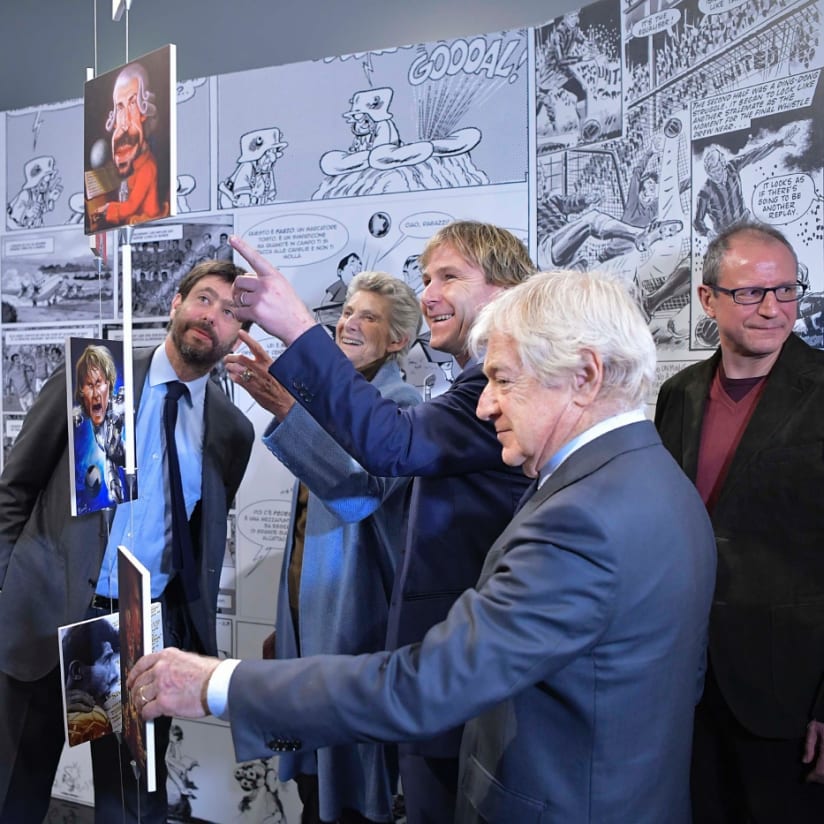 "Gulp! Goal! Ciak! Calcio e Fumetti" Inaugurata la mostra allo Juventus Museum