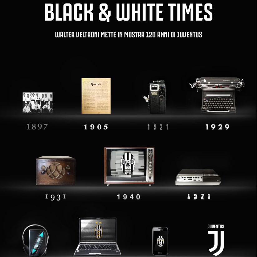 "Black and White Times" open until 16 April at Juventus Museum!