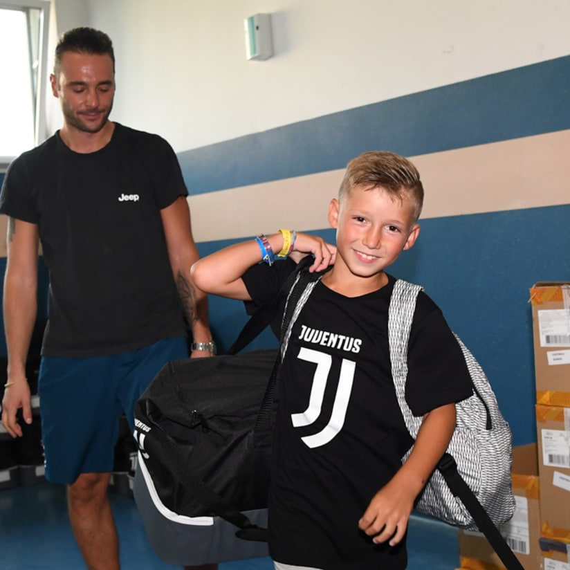 Primo allenamento al Training Center per i giovanissimi Bianconeri classe 2009