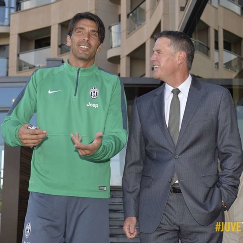 Buffon meets New South Wales Deputy Premier