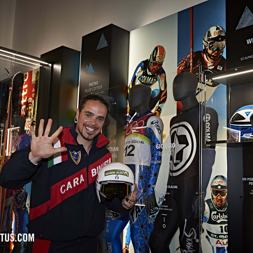 Peter Fill e Armin Zoeggeler al Juventus Museum