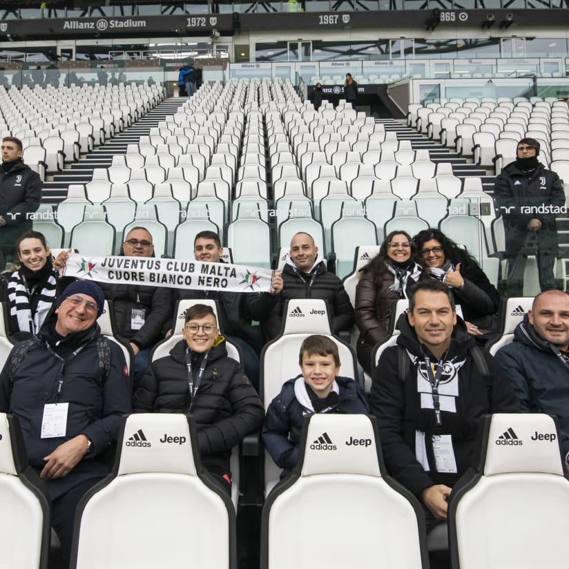Juventus - Udinese, walk about Official Fan Club