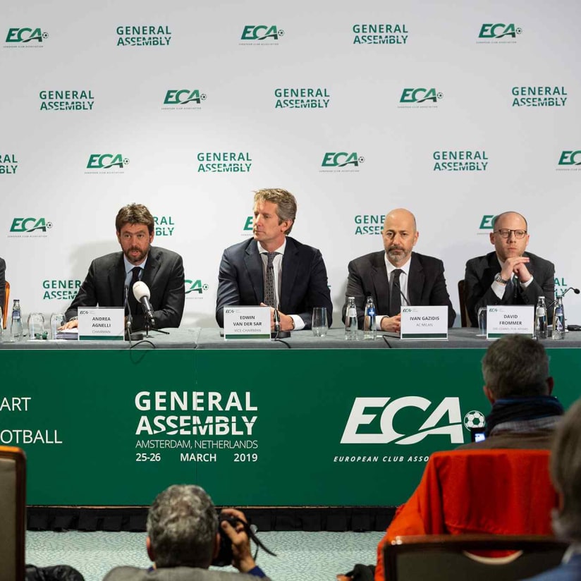 Le parole di Andrea Agnelli all’Assemblea Generale ECA