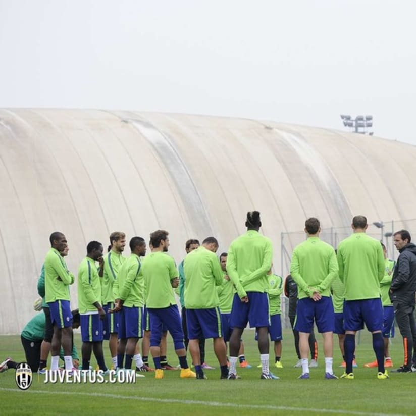 La rifinitura di Champions a Vinovo