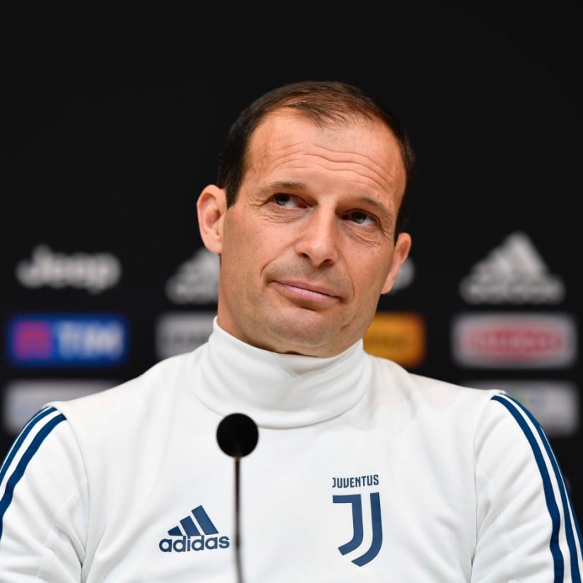 Allegri: «Da domani non si può più sbagliare»