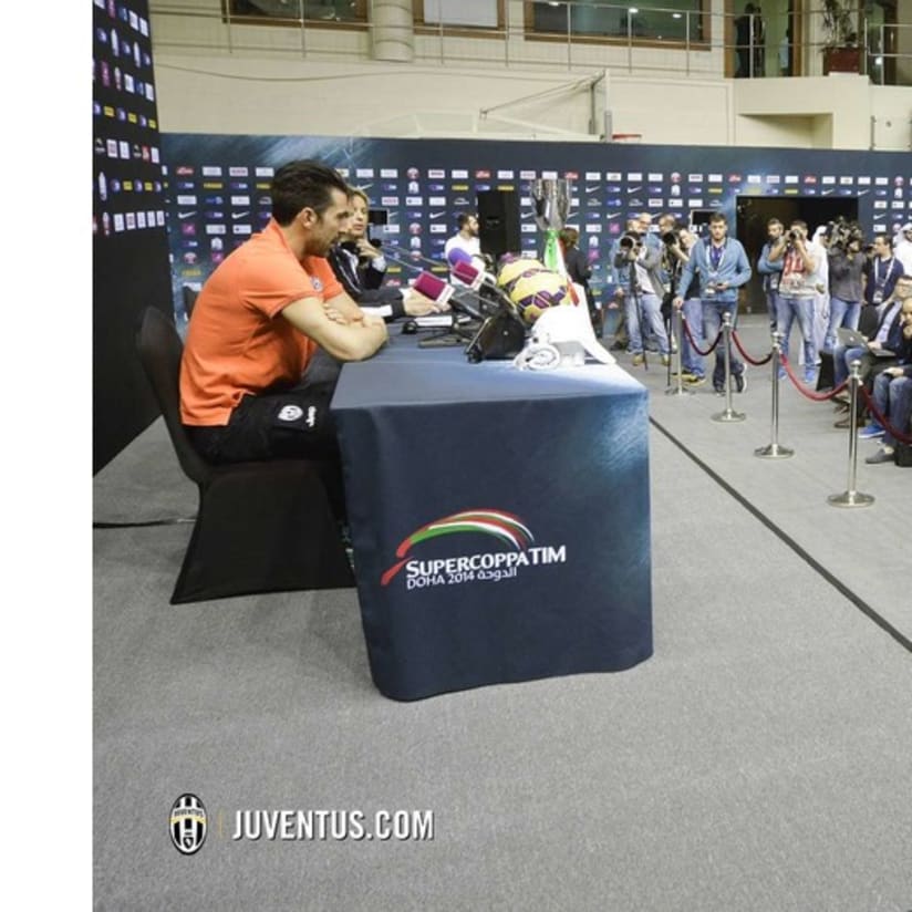 La conferenza di Buffon a Doha - Buffon's news conference in Doha