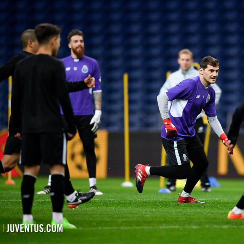 L'allenamento del Porto