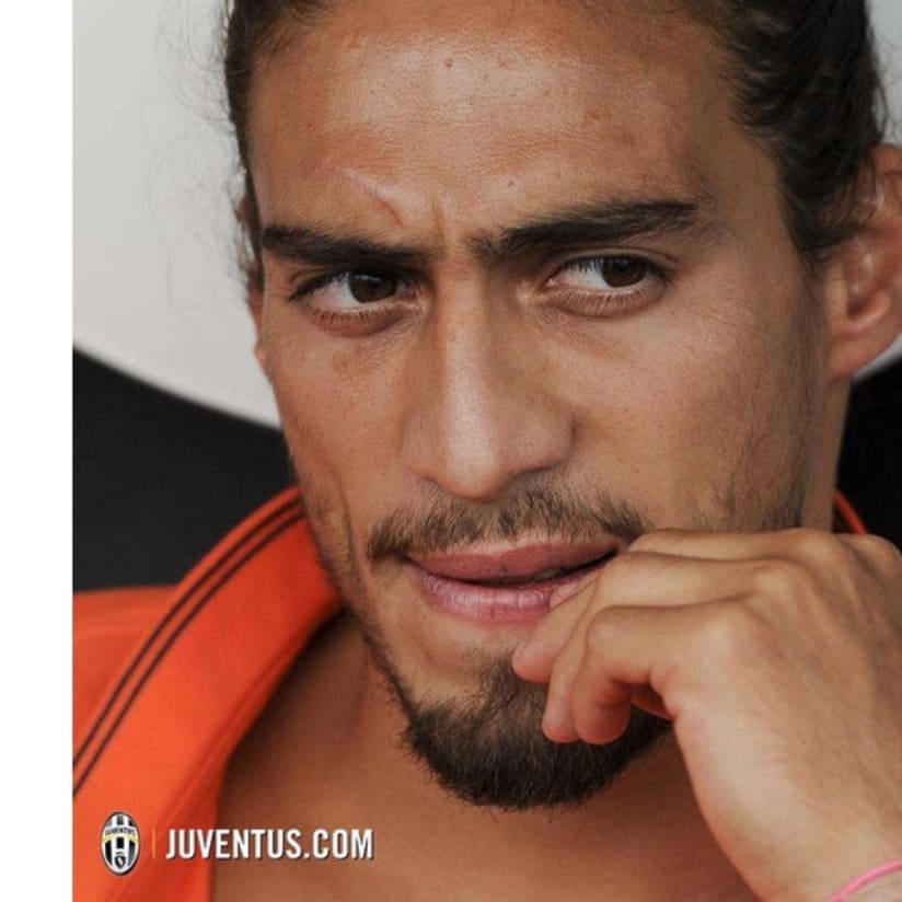 Martin Caceres in azione