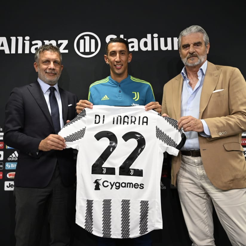 Di Maria: "Delighted to be at Juventus"