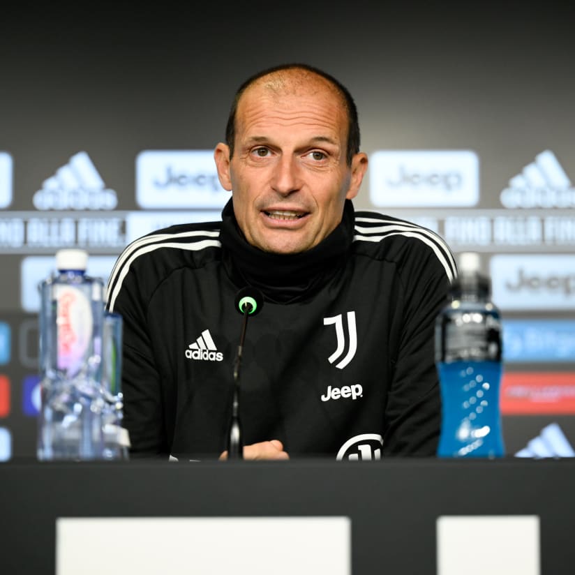 Allegri: "Three important points up for grabs against Sassuolo"