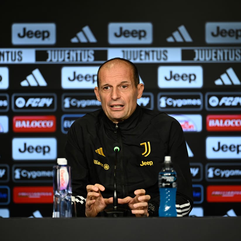 La conferenza stampa di Allegri alla vigilia di Salernitana-Juventus