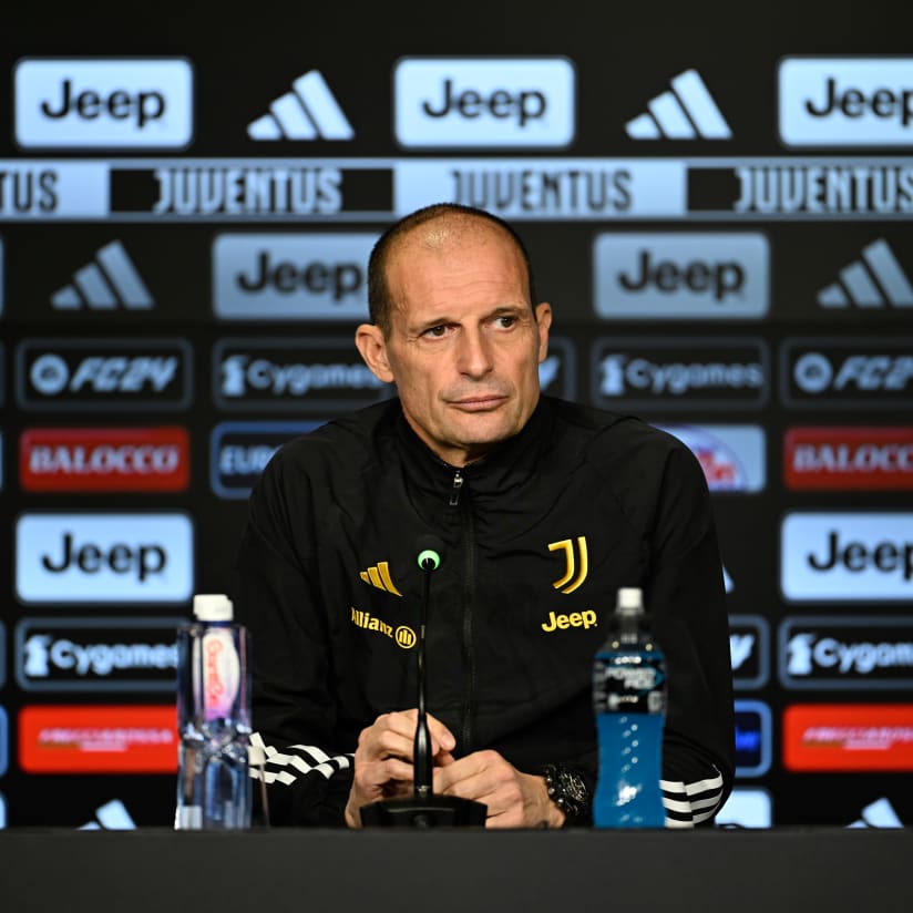 Allegri: We know the importance of the Sassuolo game