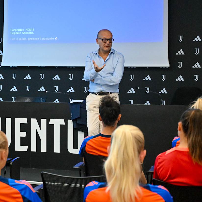 Gallery | Scanavino visits Juventus Women at Vinovo