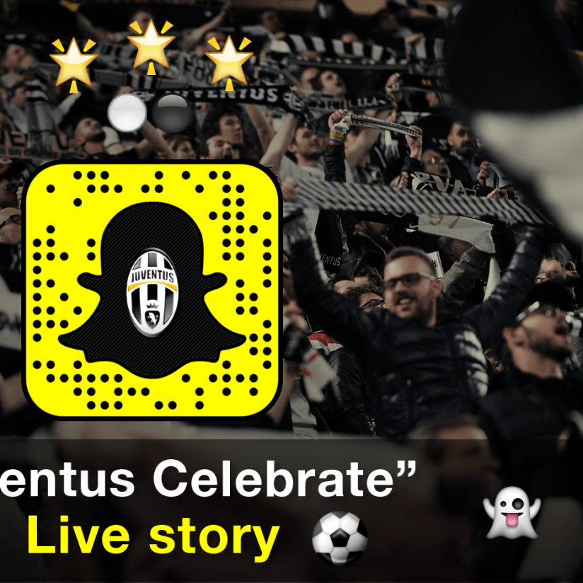 Live Snapchat story for Scudetto celebrations