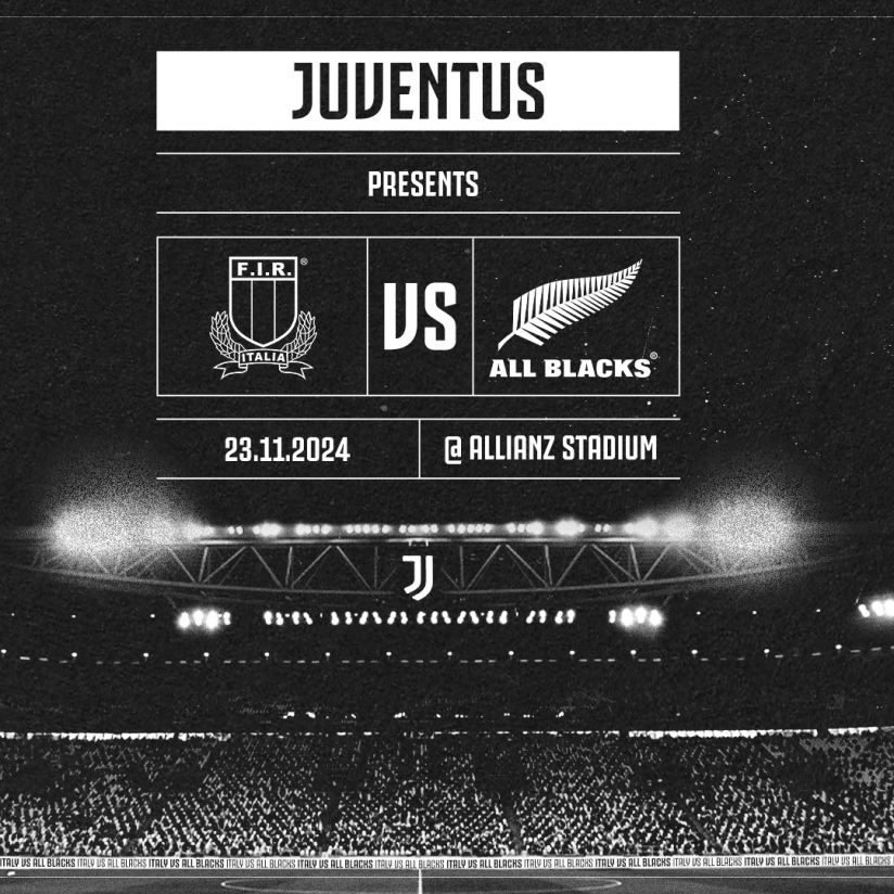 Italy vs All Blacks at the Allianz Stadium: Ticket sales from 4 July