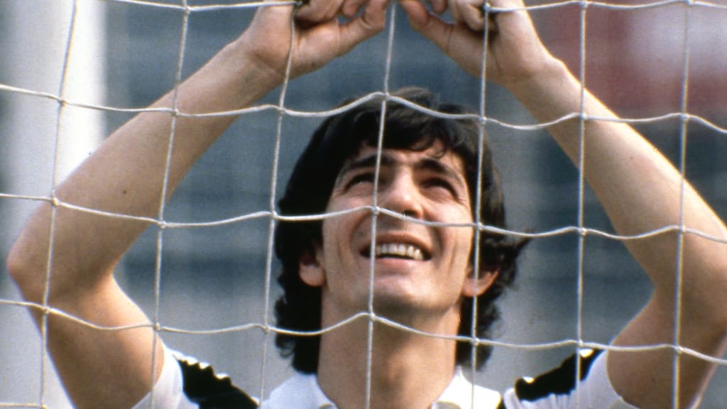 Paolo Rossi of Juventus poses for photo during the Serie A 1973-74