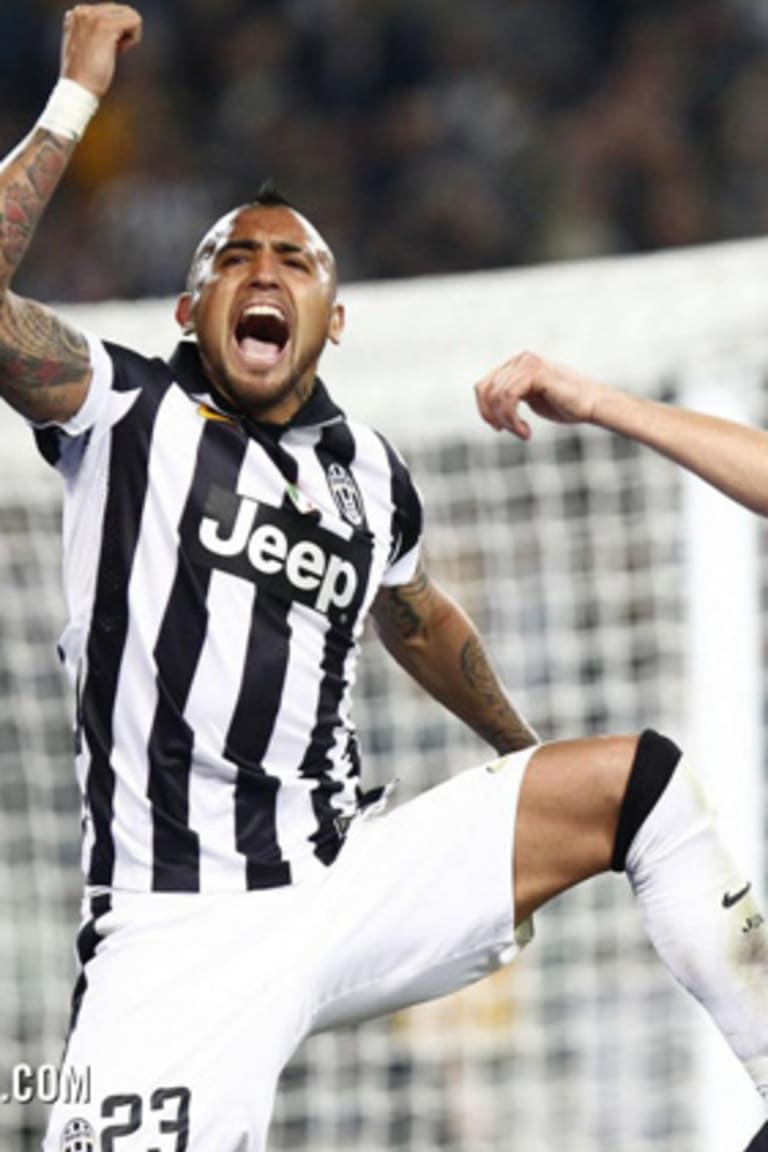 Vidal Spot On For Juve Juventus