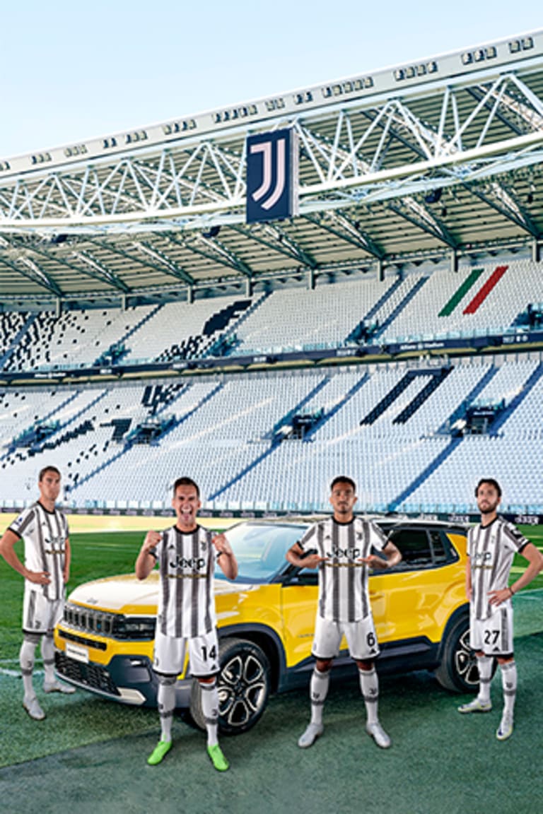 Juventus FC to debut special celebratory Jeep Avenger team shirt, Jeep