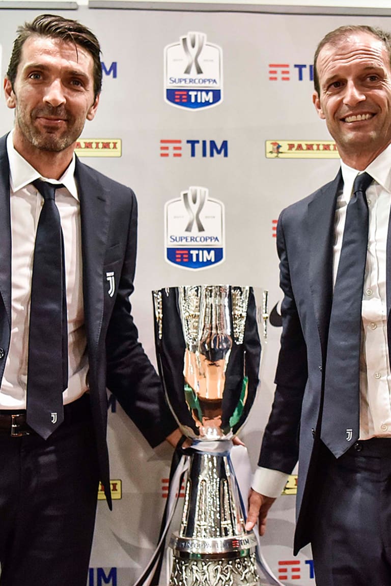 La conferenza stampa della Juventus