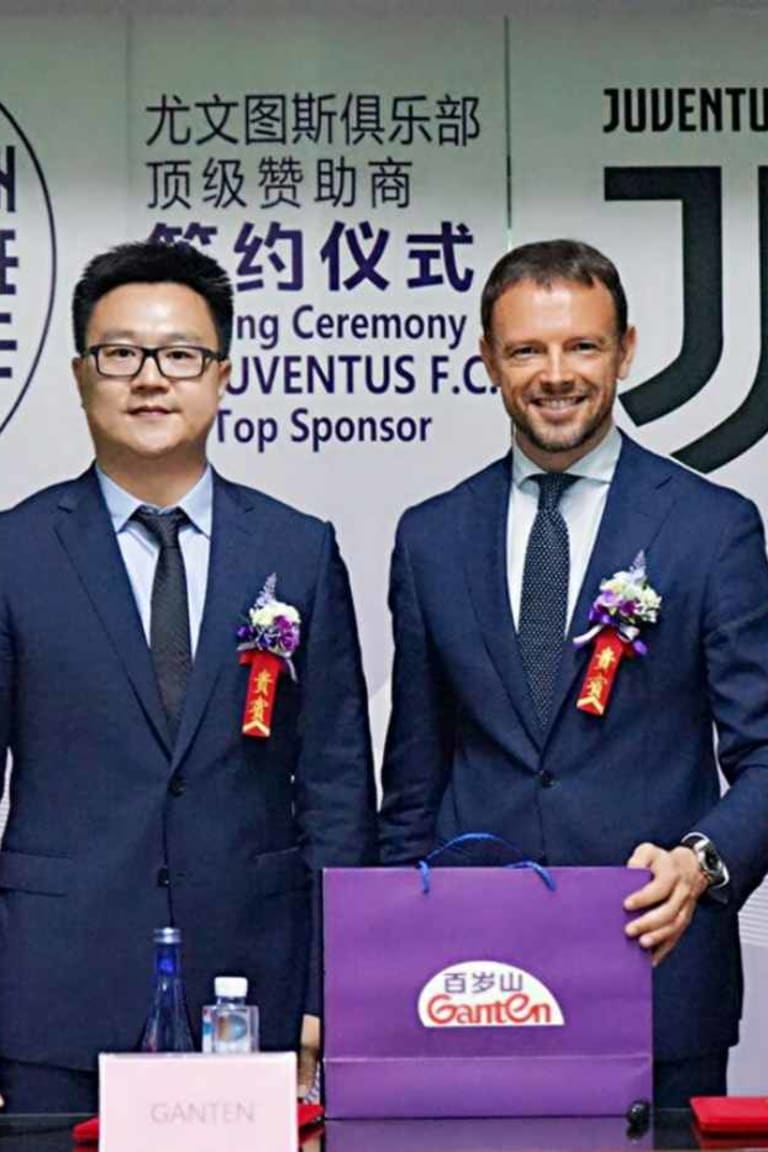 Juventus sign global partnership with Ganten Water