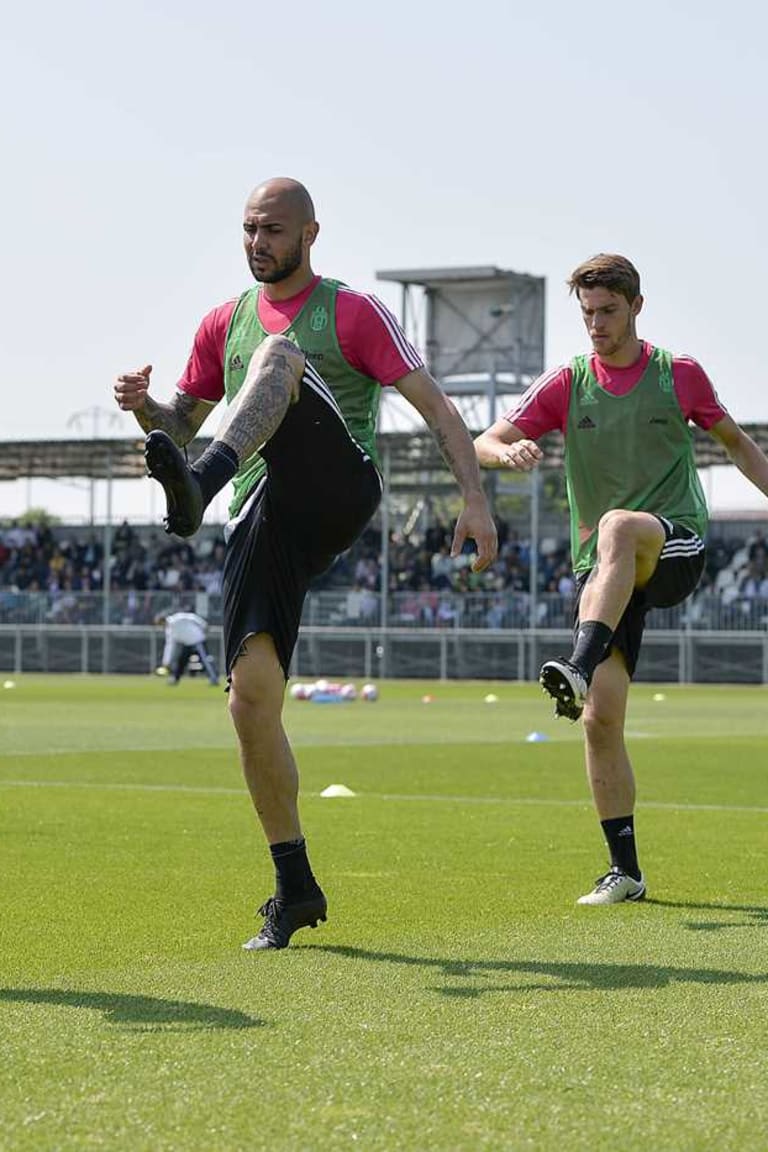 Open training session spectacle in Vinovo