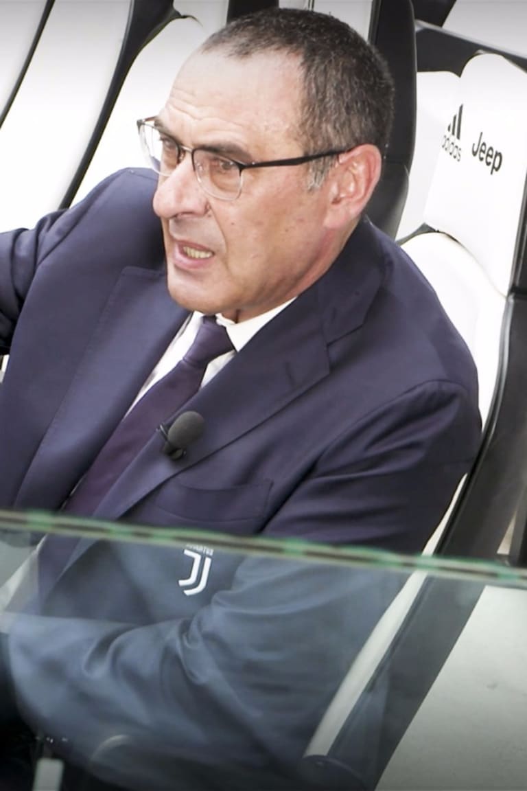 Sarri's first ever Juventus interview
