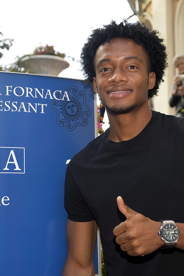 Cuadrado in Turin for Juve medical