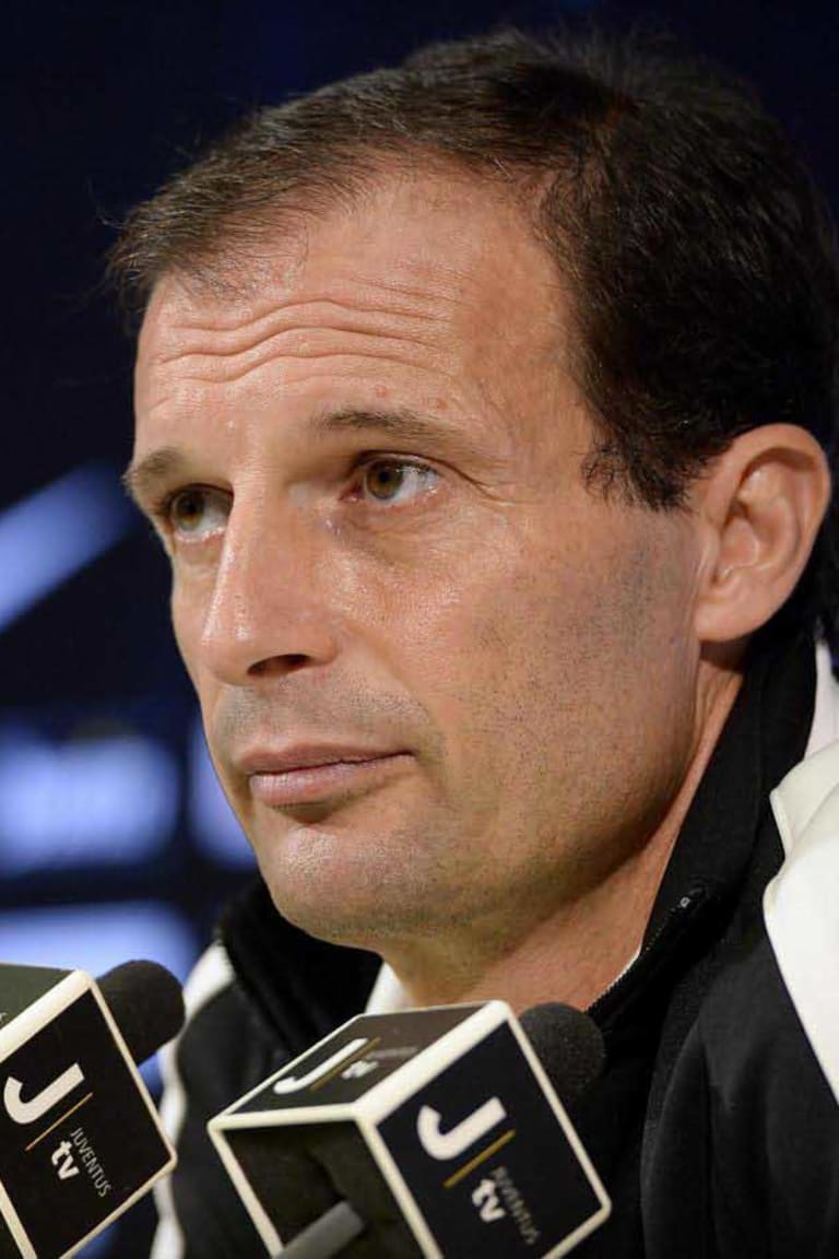 Allegri: “Tomorrow won’t decide the title”