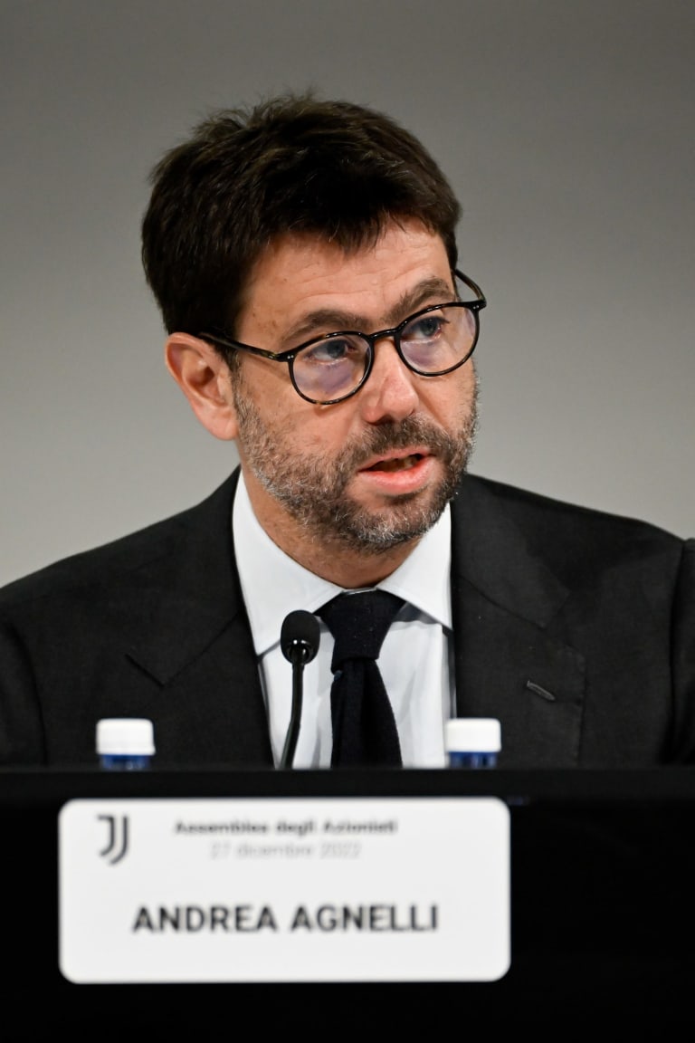 Shareholders' meeting 2022, Andrea Agnelli's speech