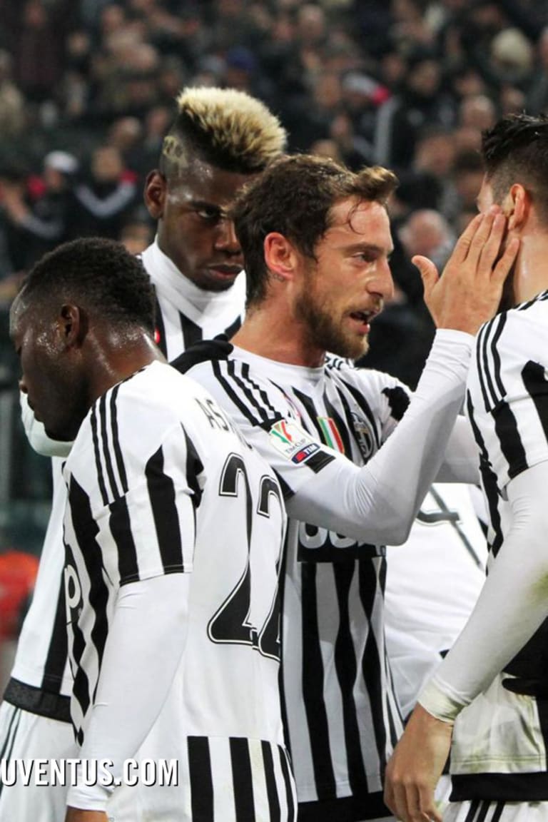 Advantage Juve in Coppa Italia semi 