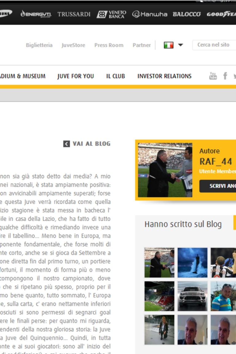 Diventa Blogger, vinci lo Stadium!