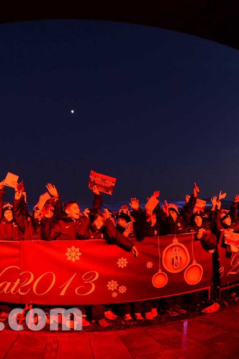 Per i ragazzi della Juve è già Natale