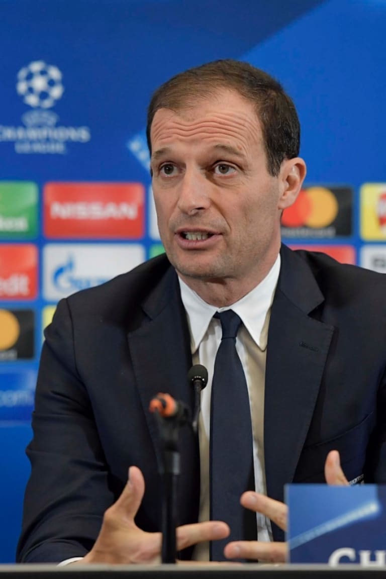 Allegri: "We must take our chances"