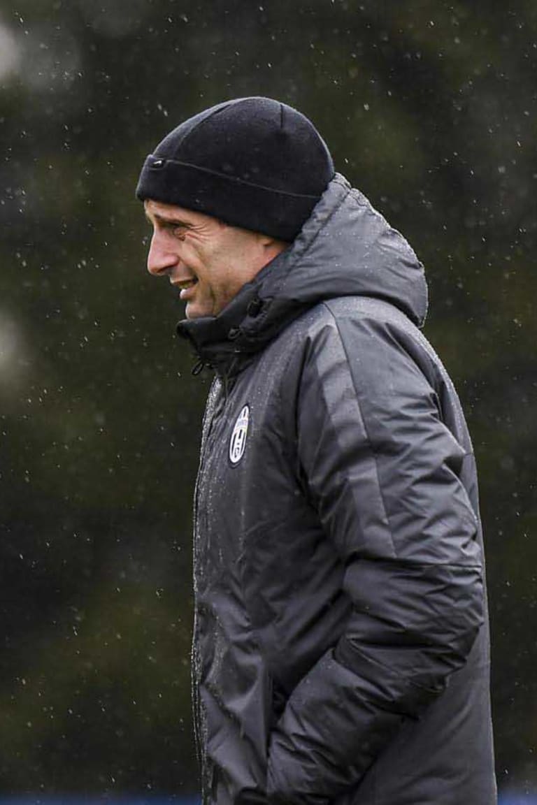 Wednesday workout scheduled by Allegri