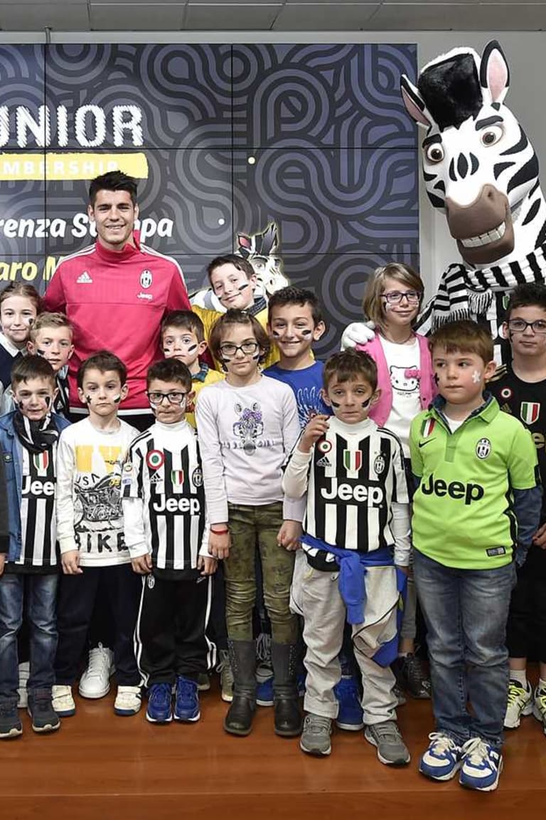 Junior journalists meet Morata