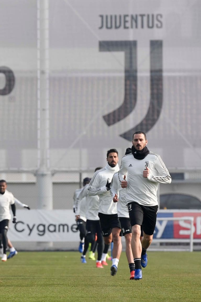 Juve return for first training of 2019