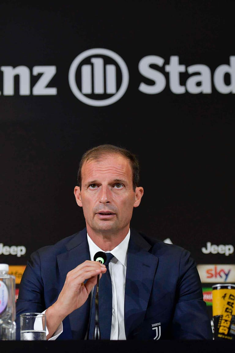 La conferenza stampa di Massimiliano Allegri