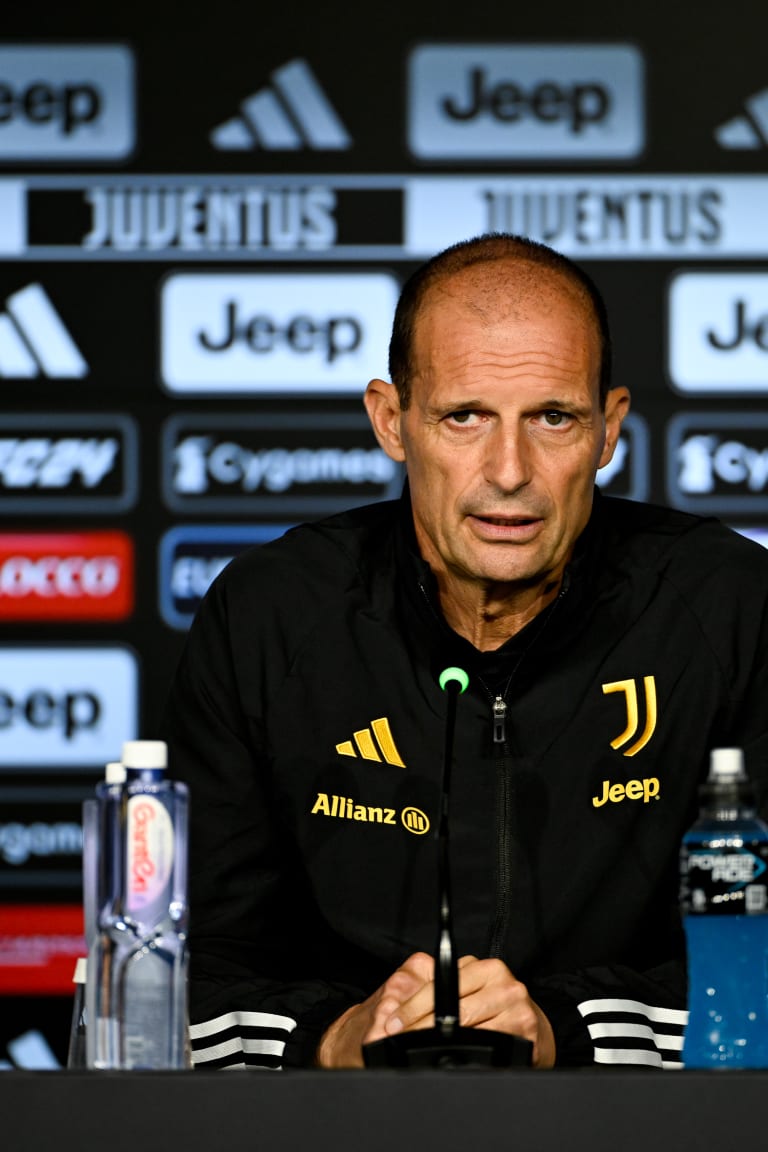 Allegri speaks to the media on the eve of Fiorentina v Juve