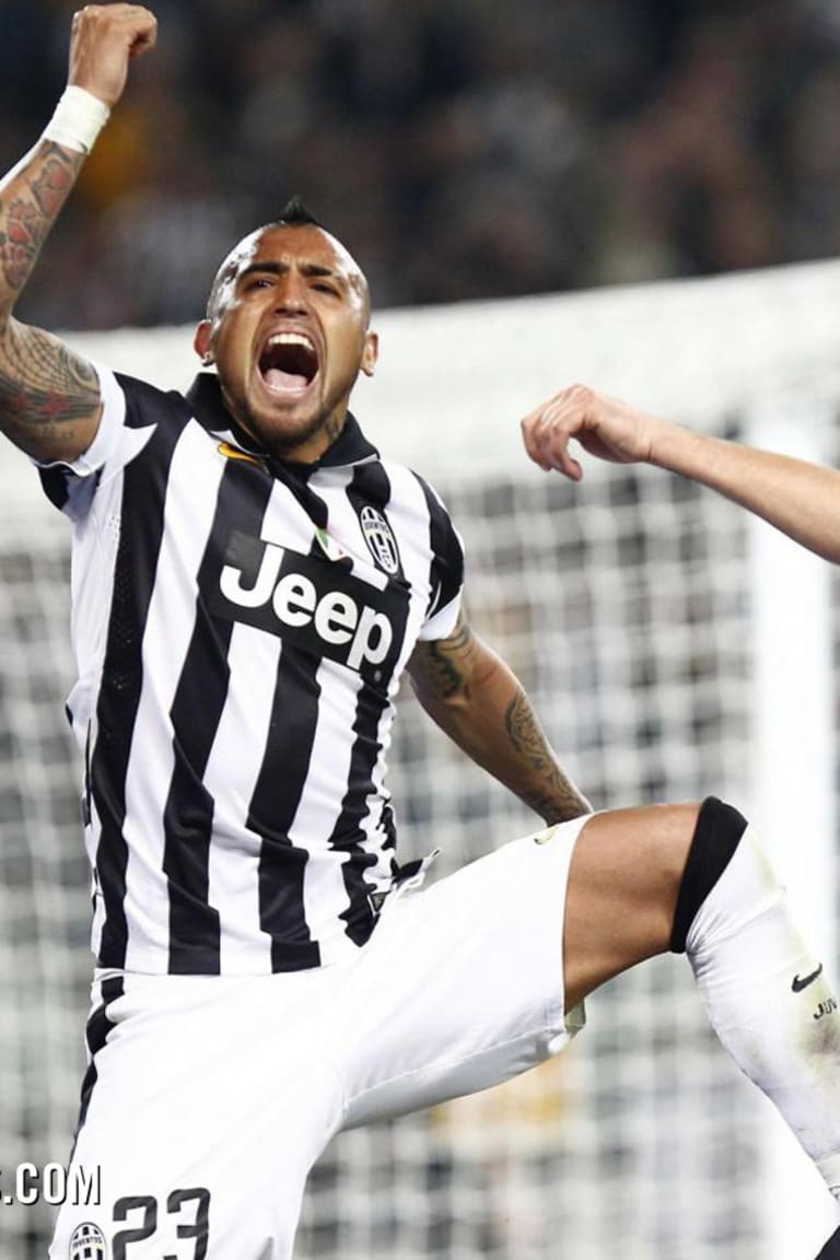 Vidal spot on for Juve