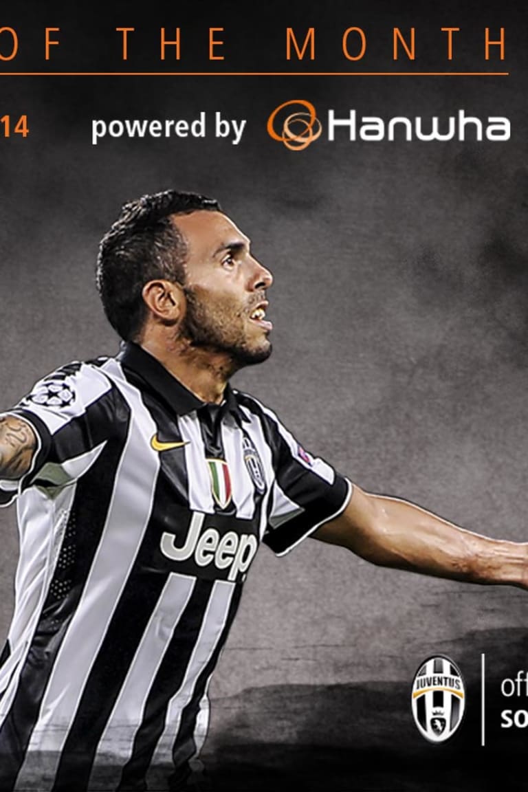 Tevez voted J-Member MVP for September