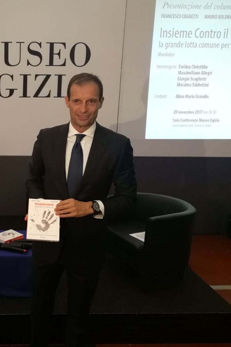 «Insieme contro il Cancro»: la presentazione a Torino con Mister Allegri