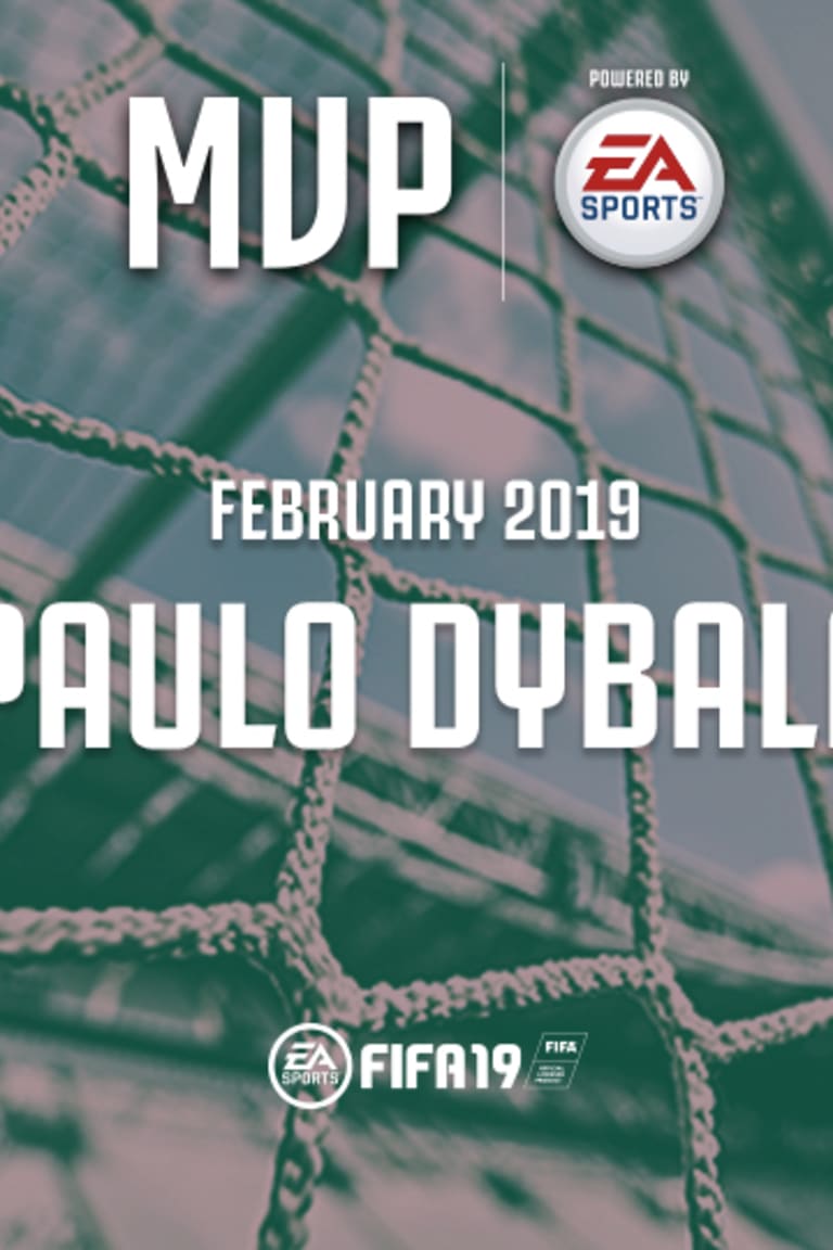 Dybala named MVP of the Month for February!