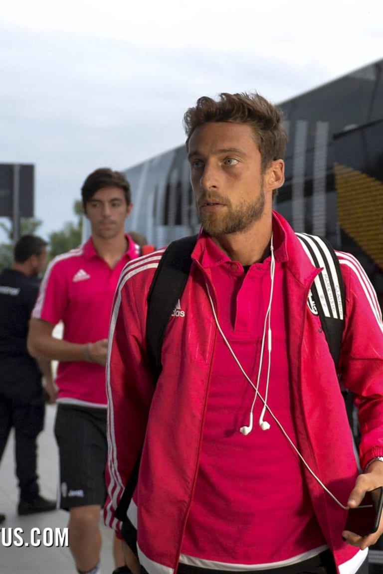 Day of travel for Bianconeri