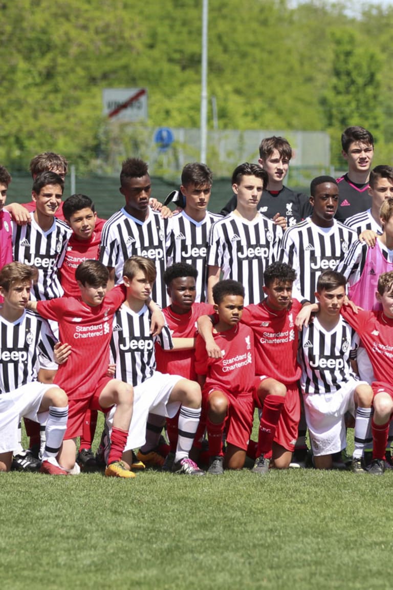 Special weekend for Juve and Liverpool academies 