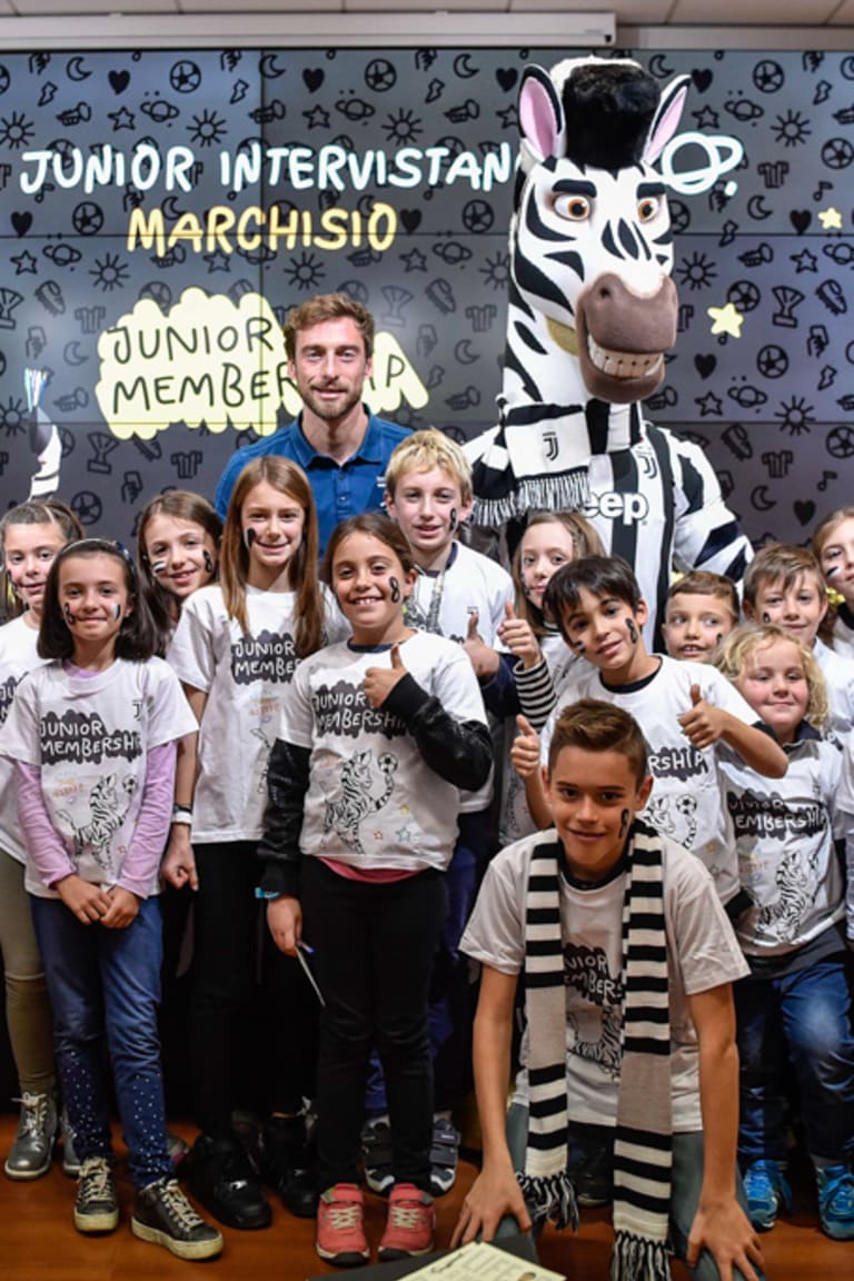 Claudio Marchisio fields Junior Reporter questions
