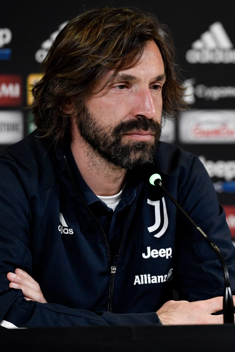 Jumpa pers Pirlo jelang Bologna - Juventus 